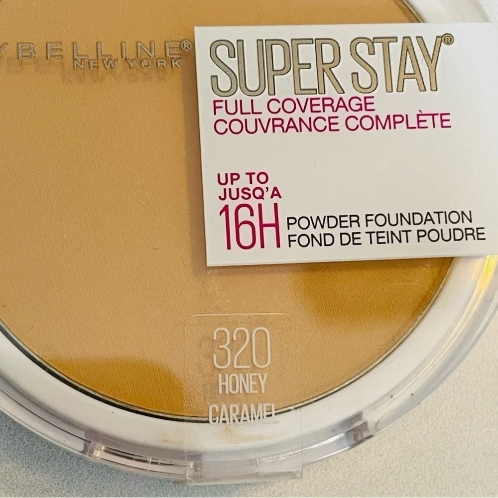 Maybelline 16H #320 Honey Caramel Super Stay Full Coverage Powder Foundation
